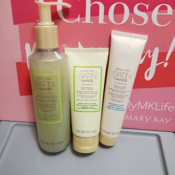 White Tea & Citrus Satin Hands set - Picture 2 of 7